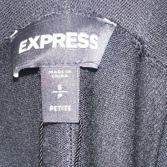 NWT*Express high low cardigan Blk SP - Picture 6 of 6